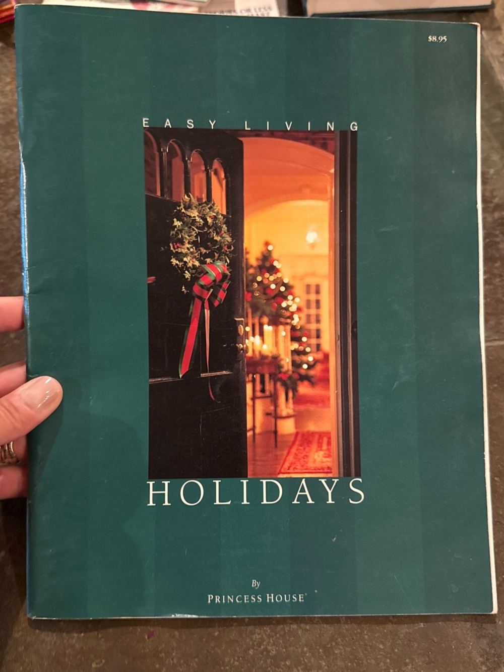 Princess House Holidays Easy Living Booklet Magazine Christmas decorating